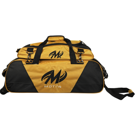 Motiv Ballistix Limited Edition Gold:Black Triple Tote:Shoe Bag Bundle