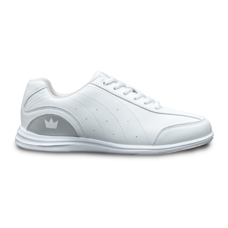 Brunswick Mystic White/Silver Women's Bowling Shoes