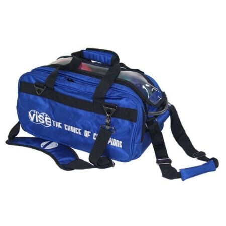 Vise 2 Ball Roller Clear Top Tote Blue