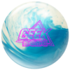 Swag Geek Meme White/Sky Blue Bowling Ball