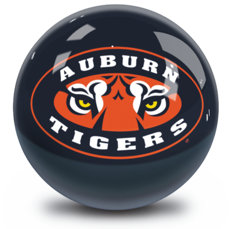 Auburn University NCAA Bowling Ball - Image 2