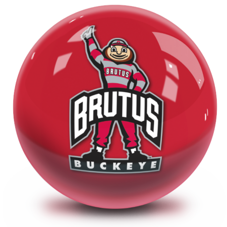 Ohio State University NCAA Bowling Ball - Image 2