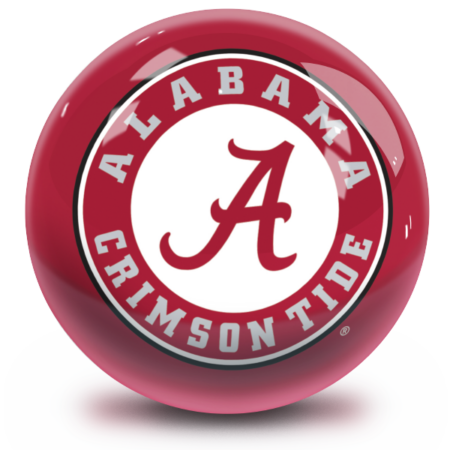 University of Alabama NCAA Bowling Ball - Image 2