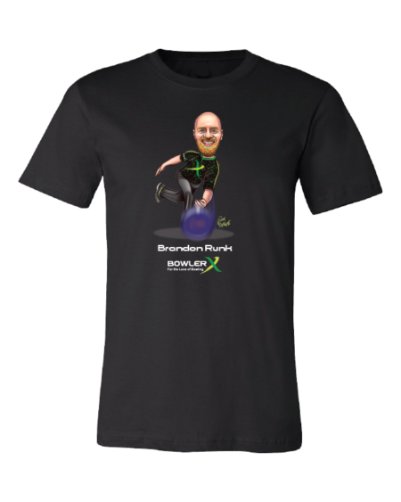 Brandon Runk PBA Caricature Bowling Shirt
