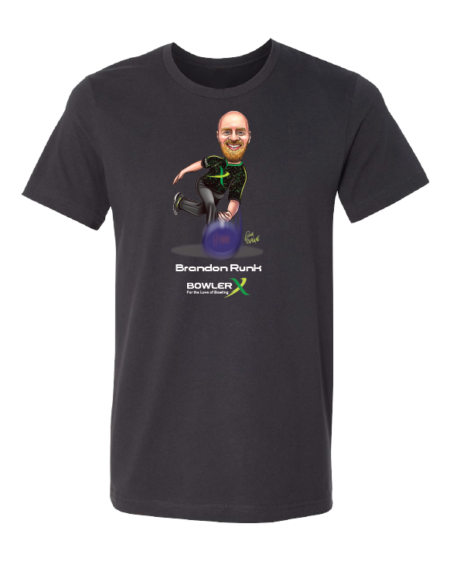 Brandon Runk PBA Caricature Bowling Shirt - Image 2