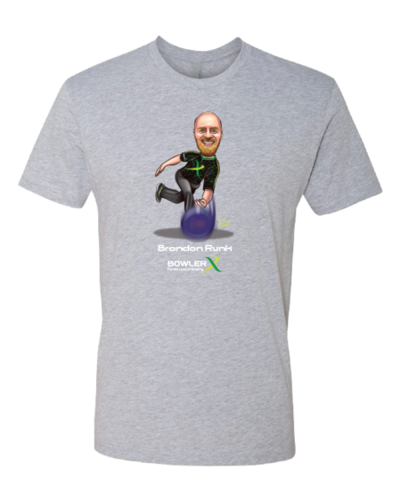 Brandon Runk PBA Caricature Bowling Shirt - Image 3