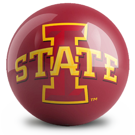 Iowa State University NCAA Bowling Ball - Image 2