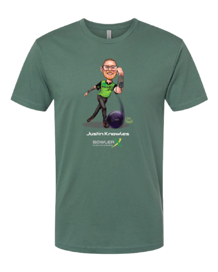 Justin Knowles PBA Caricature Bowling Shirt - Image 12