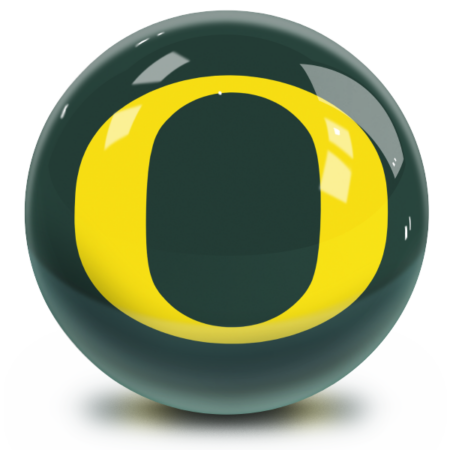 Oregon University NCAA Bowling Ball