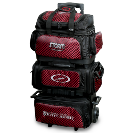 Storm Rolling Thunder 6-Ball Roller Black/Checkered Red