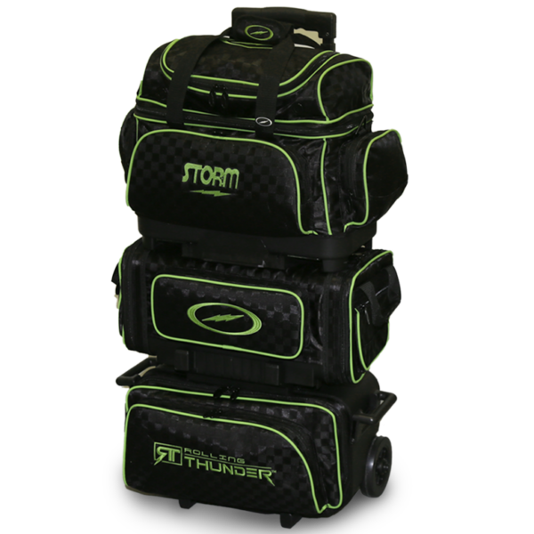 Storm Rolling Thunder 6Ball Roller Checkered Black/Lime