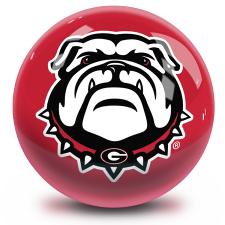 University of Georgia NCAA Bowling Ball - Image 2