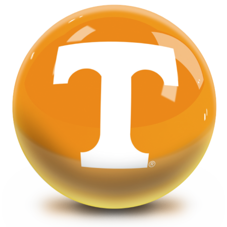 University of Tennessee NCAA Bowling Ball - Image 2