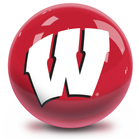 Wisconsin University NCAA Bowling Ball