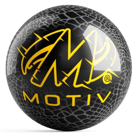 Motiv Venom Black/Gold Bowling Ball - Image 2