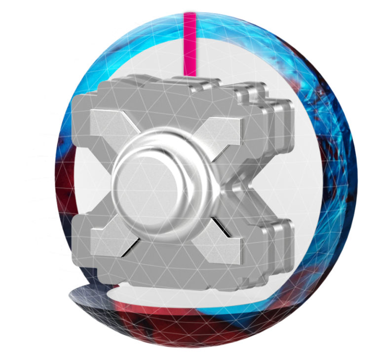 Swag Graffiti Tracker Bowling Ball