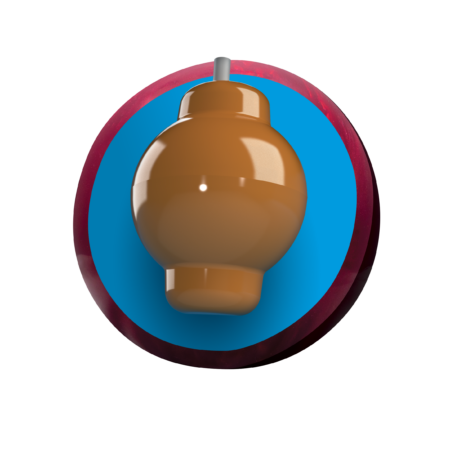 Track Tundra Blue Fire Bowling Ball - Image 2