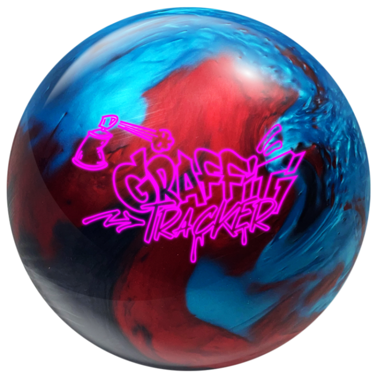 Swag Graffiti Tracker Bowling Ball