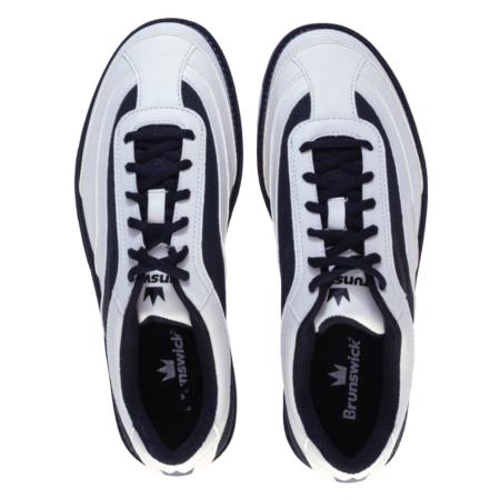 Brunswick Rampage White/Black Men's Right Handed Bowling Shoes - Image 6