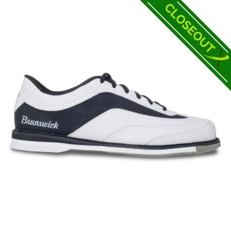 Brunswick Rampage Men's Right Handed Bowling Shoes White/Black