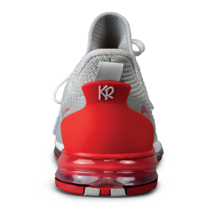 KR Strikeforce TPC Alpha Right Handed Bowling Shoes Grey/Red - Image 6