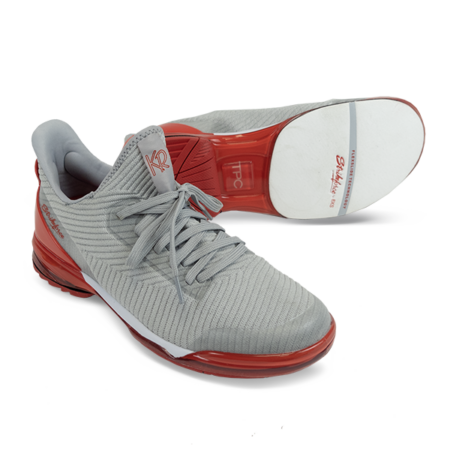 KR Strikeforce TPC Alpha Right Handed Bowling Shoes Grey/Red - Image 3