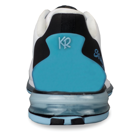 KR TPC Hype Right Handed Bowling Shoes White/Black/Sky - Image 6