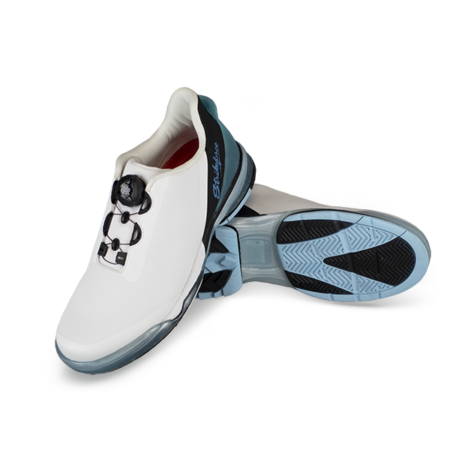 KR TPC Hype Right Handed Bowling Shoes White/Black/Sky - Image 3