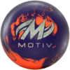 Motiv Top Thrill Purple/Orange Solid Bowling Ball - Image 2