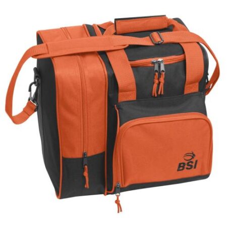 BSI Deluxe Single Tote Black/Orange