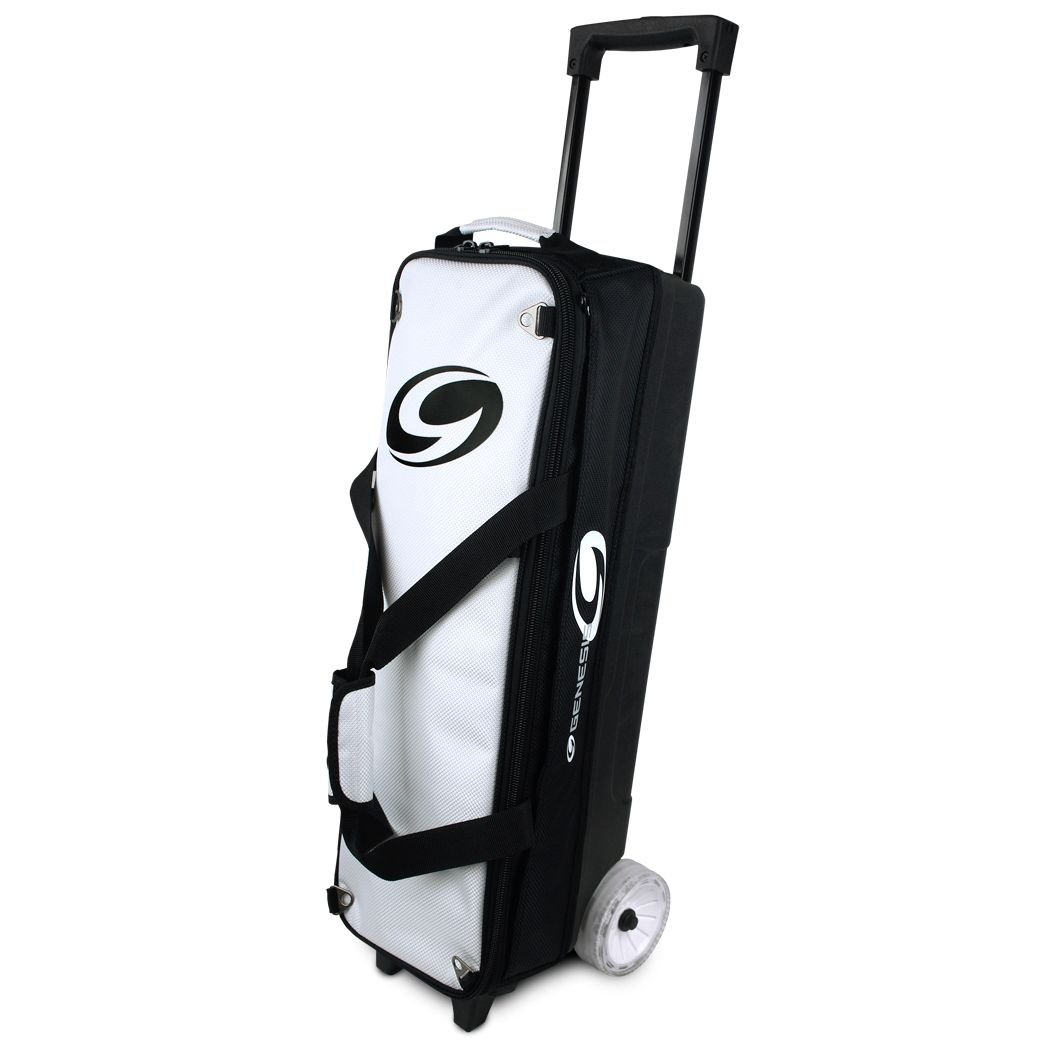 Genesis Dually 3 Ball Roller Black/Silver Bowling Bag