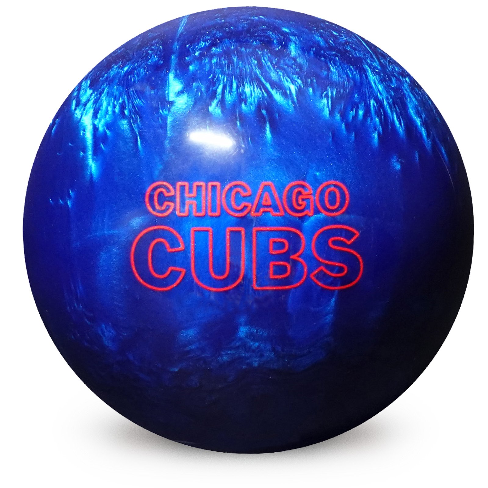 Chicago Cubs MLB Engraved Plastic Bowling Ball