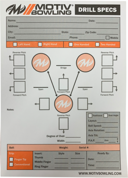 Motiv Drill Spec Pad