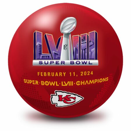 Kansas City Chiefs Super Bowl LVIII Champions Bowling Ball
