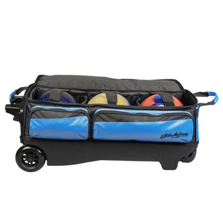 KR Konvoy Triple Roller Black/Caribbean Blue - Image 4