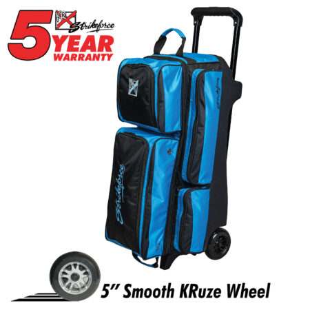 KR Konvoy Triple Roller Black/Caribbean Blue - Image 5