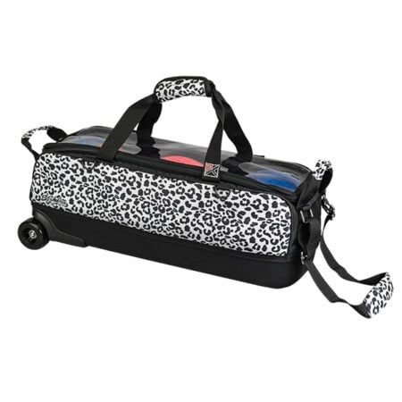 KR Dye Sub Slim Triple Tote White Leopard