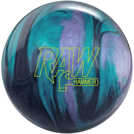 Hammer Raw Hammer Black/Purple/Teal Pearl Bowling Ball
