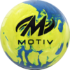 Motiv Max Thrill Pearl Blue/Yellow Bowling Ball - Image 3