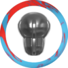 Motiv Max Thrill Solid Red/Blue Bowling Ball - Image 3