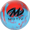 Motiv Max Thrill Solid Red/Blue Bowling Ball - Image 2