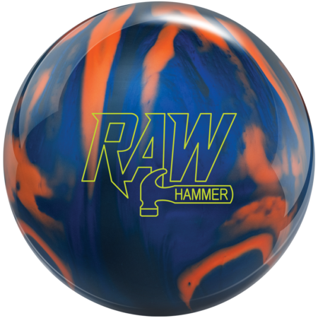 Hammer Raw Hammer Blue/Black/Orange Hybrid Bowling Ball
