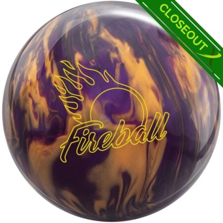 Ebonite Fireball Purple/Gold Bowling Ball