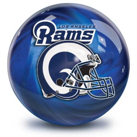 Los Angeles Rams NFL Helmet Swirl Bowling Ball