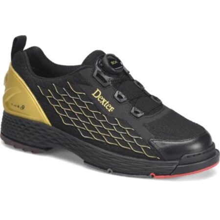 Dexter C9 Knit BOA Wide Width Bowling Shoes Black/Gold