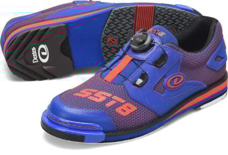Dexter SST 8 BOA Power Frame Wide Width Bowling Shoes Blue/Red - Image 2