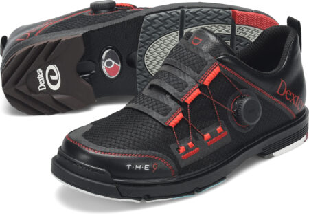 Dexter The 9 Stryker BOA Black/Red Wide Width Bowling Shoes - Image 2