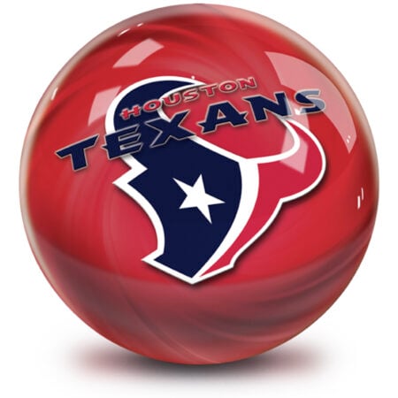 Houston Texans NFL Helmet Swirl Bowling Ball - Image 2
