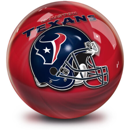 Houston Texans NFL Helmet Swirl Bowling Ball