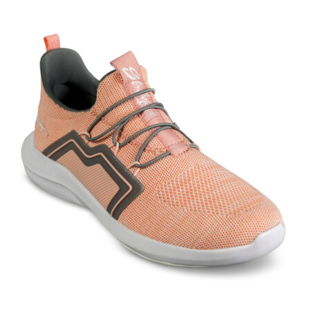 KR Strikeforce Milan Women's Bowling Shoes Coral/Grey - Image 8